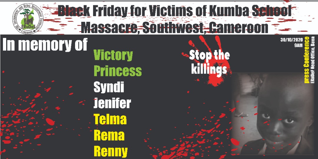ERuDeF mourns victims of Kumba massacre, institutes Black Friday
